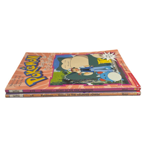 1999 Lot of 2 Books Pokemon Night In The Haunted Tower #4 #10 Secret of the Pink - Picture 3 of 8